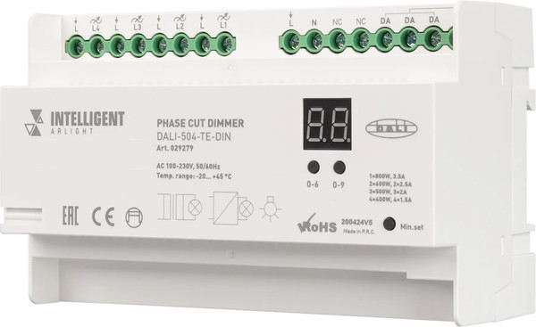Изображение товара Диммер Arlight Intelligent DALI-504-TE-DIN / 029279