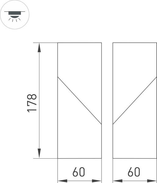 Изображение товара Спот Arlight SP-TWIST-SURFACE-S60x60-12W Warm3000 BK 30deg / 026771(1)
