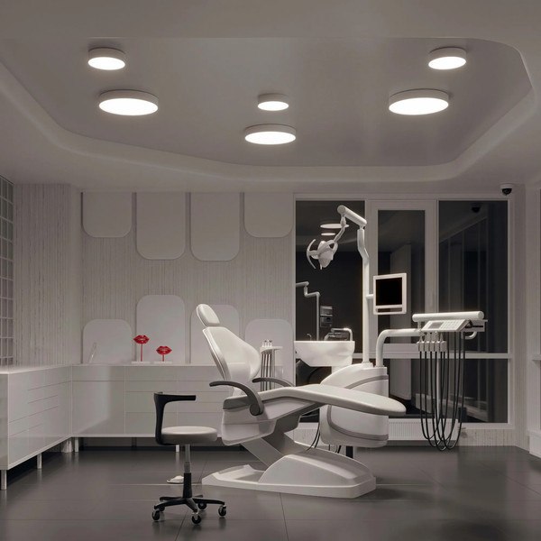 Изображение товара Потолочный светильник Arlight IM-FLOWER-EMERGENCY-3H-R280-15W Day4000-MIX BK 110deg / 041106