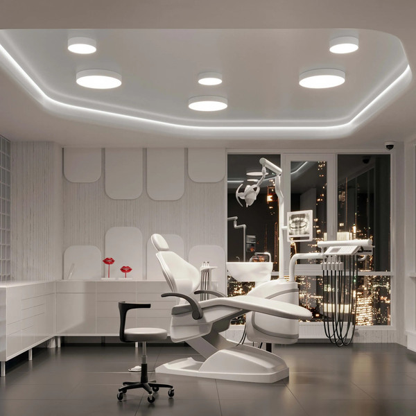 Изображение товара Потолочный светильник Arlight IM-FLOWER-EMERGENCY-3H-R280-15W Day4000-MIX BK 110deg / 041106