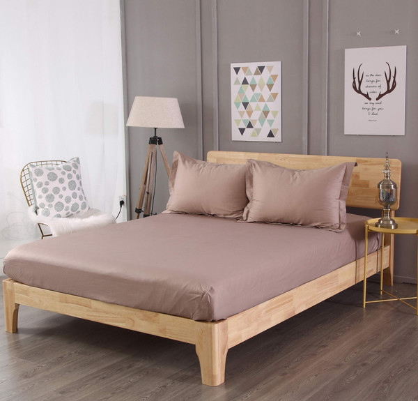 Изображение товара Простыня Sofi de Marko Марми 160x200x30 / Р-Пр2-ппр-160x200x30 (пепельная роза)