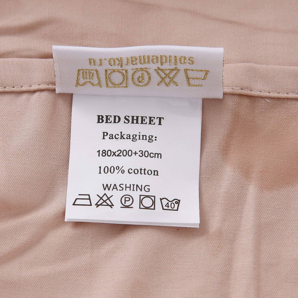 Изображение товара Простыня Sofi de Marko Марми 180x200x30 / Р-Пр2-(свб)-240x260 (светло-бежевый)