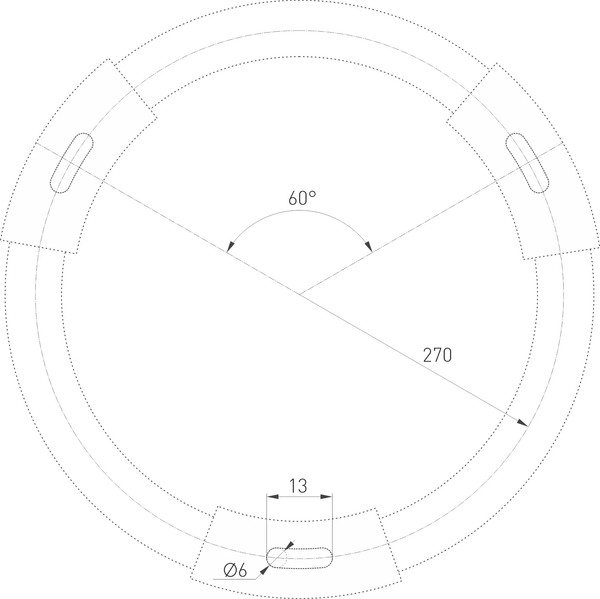 Изображение товара Потолочный светильник Arlight SP-RONDO-R600-60W Warm3000 WH 120deg / 034823