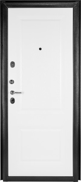 Изображение товара Входная дверь Guard Классика MG60 87х205 правая (черное серебро/белый ясень)