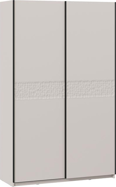 Изображение товара Шкаф-купе ТриЯ Оскар Скания Т2 1400 / 268630 (ручка черная/кашемир/кашемир/кашемир сатин)
