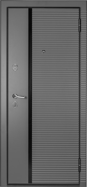 Изображение товара Входная дверь Guard MG60 МДФ/МДФ 87х205 правая (серый/белый ясень)