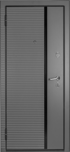 Изображение товара Входная дверь Guard MG60 МДФ/МДФ 87х205 левая (серый/белый ясень)