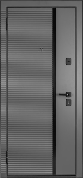 Изображение товара Входная дверь Guard MG75 МДФ/МДФ 87х205 левая (серый/белый ясень)