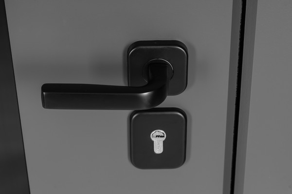 Изображение товара Входная дверь Guard MG75 МДФ/МДФ 87х205 левая (серый/белый ясень)