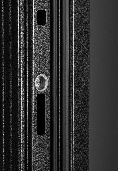 Изображение товара Входная дверь Guard Термо MG75 97х205 правая (черное серебро/серый)