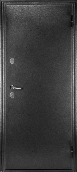 Изображение товара Входная дверь Guard Термо MG75 97х205 правая (черное серебро/серый)