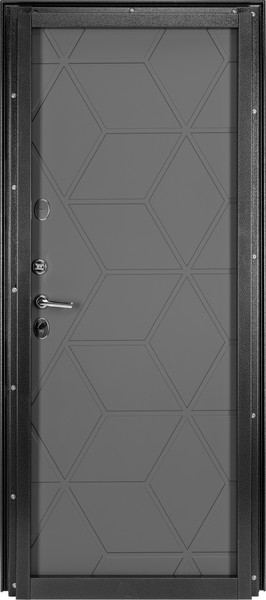 Изображение товара Входная дверь Guard Термо MG75 87х205 левая (черное серебро/серый)