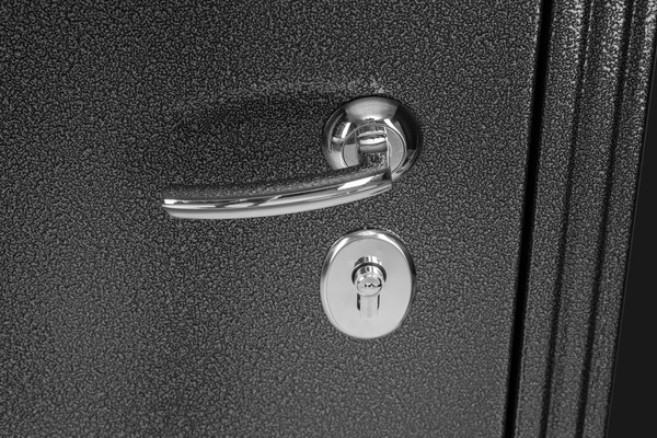 Изображение товара Входная дверь Guard Термо MG75 87х205 левая (черное серебро/серый)