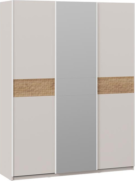 Изображение товара Шкаф-купе ТриЯ Оскар Скания Т2 1800 / 268706 (ручка белая/кашемир/кашемир/дуб тортугга)