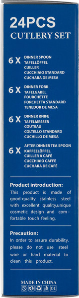 Изображение товара Набор столовых приборов Sundays Home Knight (24пр)