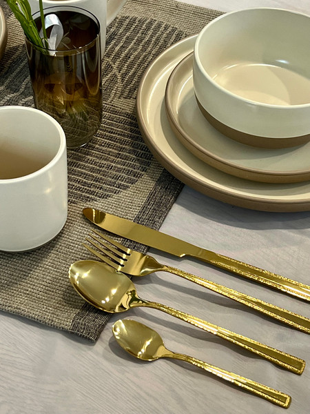 Изображение товара Набор столовых приборов Sundays Home Titanium Double Edge (24пр)