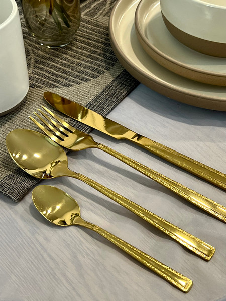 Изображение товара Набор столовых приборов Sundays Home Titanium Double Edge (24пр)