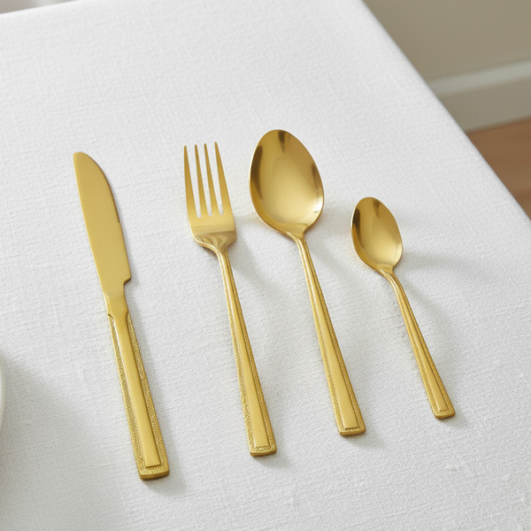 Изображение товара Набор столовых приборов Sundays Home Titanium Double Edge (24пр)