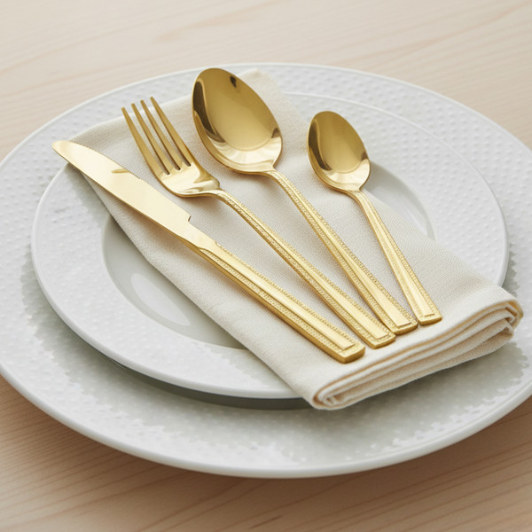 Изображение товара Набор столовых приборов Sundays Home Titanium Double Edge (24пр)
