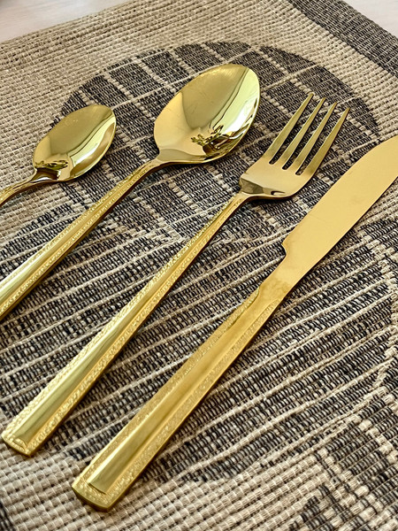 Изображение товара Набор столовых приборов Sundays Home Titanium Double Edge (24пр)