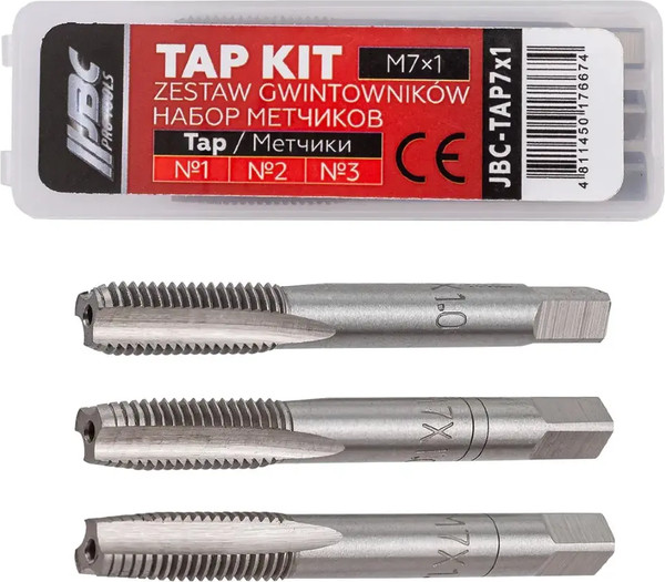 Изображение товара Набор метчиков JBC TAP7x1 (64881), (3шт)