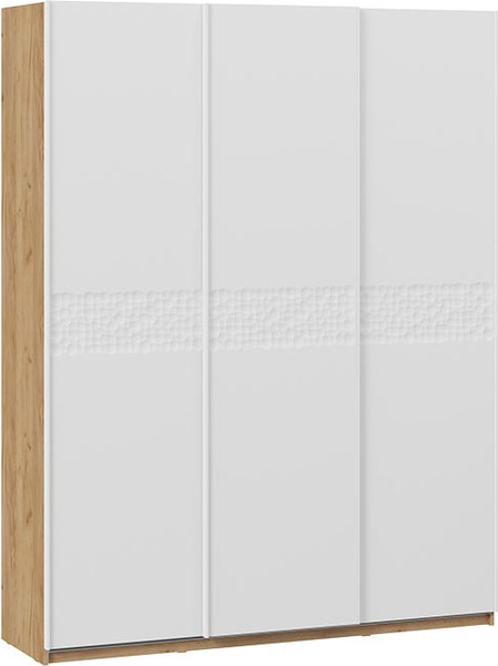 Изображение товара Шкаф-купе ТриЯ Оскар Скания Т2 1800 / 268669 (ручка белая/дуб крафт золотой/белый снег/белый матовый)