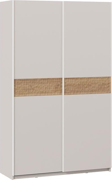Изображение товара Шкаф-купе ТриЯ Оскар Скания Т2 1400 / 268607 (ручка белая/кашемир/кашемир/дуб тортугга)