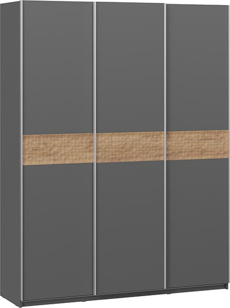 Изображение товара Шкаф-купе ТриЯ Оскар Скания Т2 1800 / 268686 (ручка серебро/серый графит/серый графит/дуб тортугга)
