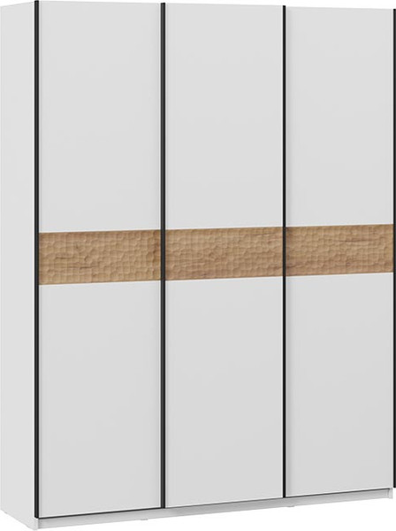 Изображение товара Шкаф-купе ТриЯ Оскар Скания Т2 1800 / 268688 (ручка черная/белый снег/белый снег/дуб тортугга)