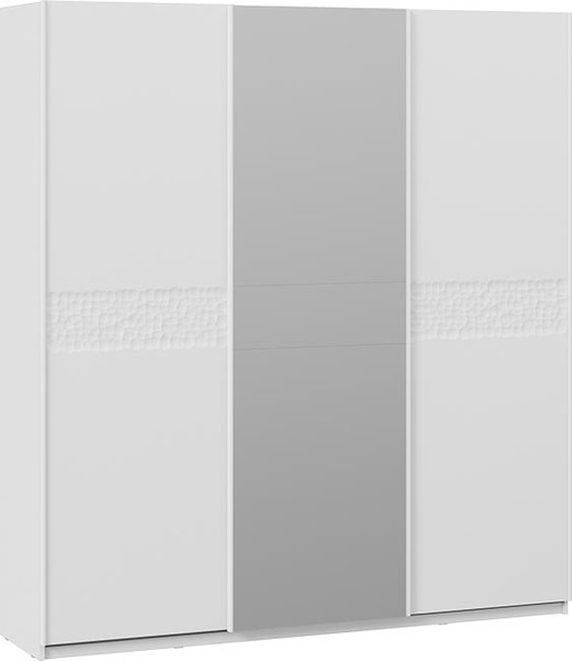 Изображение товара Шкаф-купе ТриЯ Оскар Скания Т2 2100 / 268766 (ручка белая/белый снег/белый снег/белый матовый)