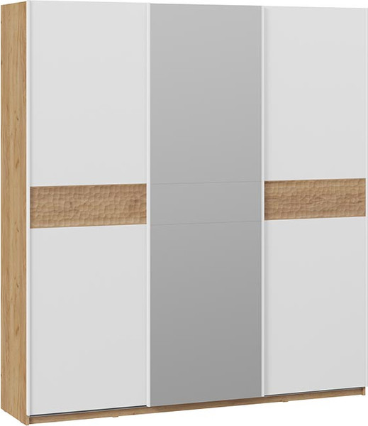 Изображение товара Шкаф-купе ТриЯ Оскар Скания Т2 2100 / 268769 (ручка белая/дуб крафт золотой/белый снег/дуб тортугга)