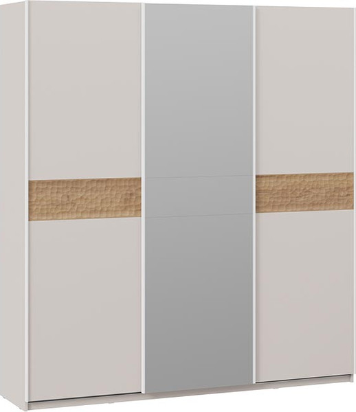 Изображение товара Шкаф-купе ТриЯ Оскар Скания Т2 2100 / 268772 (ручка белая/кашемир/кашемир/дуб тортугга)