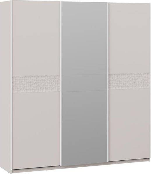 Изображение товара Шкаф-купе ТриЯ Оскар Скания Т2 2100 / 268773 (ручка белая/кашемир/кашемир/кашемир сатин)