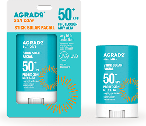 Изображение товара Стик солнцезащитный Agrado Facial And Sensitive Areas Sun Stick SPF50+ (15мл)