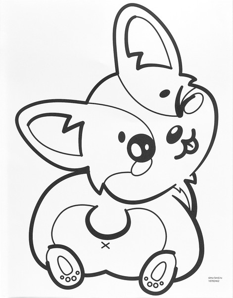 Изображение товара Набор для вышивания Школа талантов Ковровая вышивка. Корги / 10782462