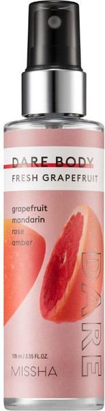 Изображение товара Спрей для тела Missha Парфюмированный Dare Body Mist Fresh Grapefruit (105мл)