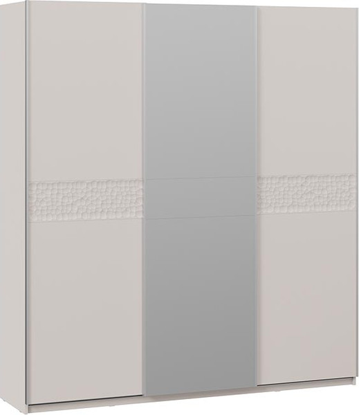Изображение товара Шкаф-купе ТриЯ Оскар Скания Т2 2100 / 268783 (ручка серебро/кашемир/кашемир/кашемир сатин)