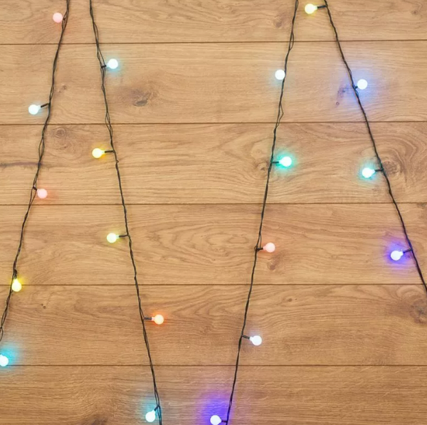Изображение товара Светодиодная гирлянда Neon-Night Шарики 303-540 (5м, мультиколор)