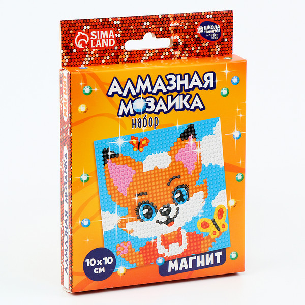 Изображение товара Набор алмазной вышивки Школа талантов Магнит. Лисичка / 10249018