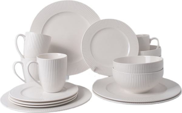 Изображение товара Набор столовой посуды JEWEL Бьянко / ПС0006-33