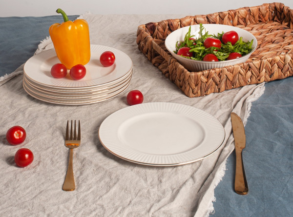 Изображение товара Набор тарелок JEWEL Бьянко / ПС0010-33