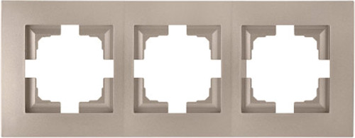 Изображение товара Рамка для выключателей и розеток Bylectrica ЮЛИГ.735212.553 (шампань)