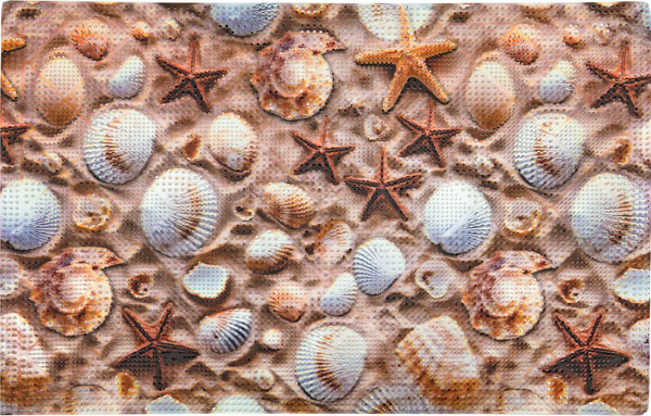 Изображение товара Коврик для ванной Вилина Впечатление. Ракушки / 7214 (40x60)