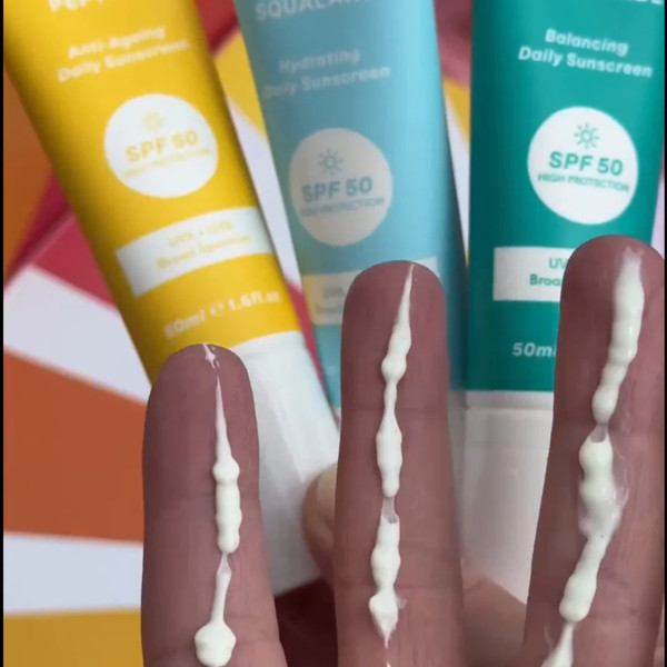 Изображение товара Крем солнцезащитный Q+A Peptide Для лица SPF50 (50мл)