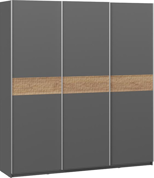 Изображение товара Шкаф-купе ТриЯ Оскар Скания Т2 2100 / 268752 (ручка серебро/серый графит/серый графит/дуб тортугга)