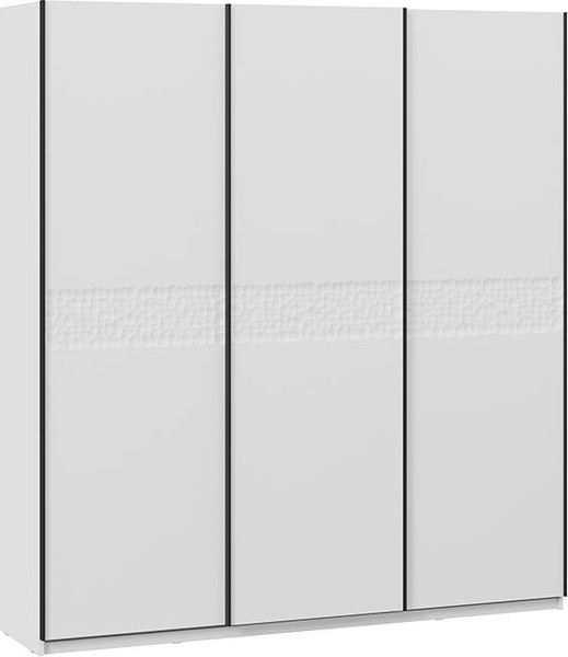 Изображение товара Шкаф-купе ТриЯ Оскар Скания Т2 2100 / 268753 (ручка черная/белый снег/белый снег/белый матовый)