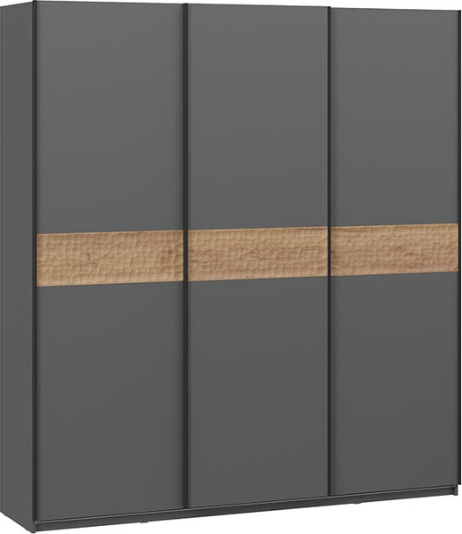 Изображение товара Шкаф-купе ТриЯ Оскар Скания Т2 2100 / 268764 (ручка черная/серый графит/серый графит/дуб тортугга)