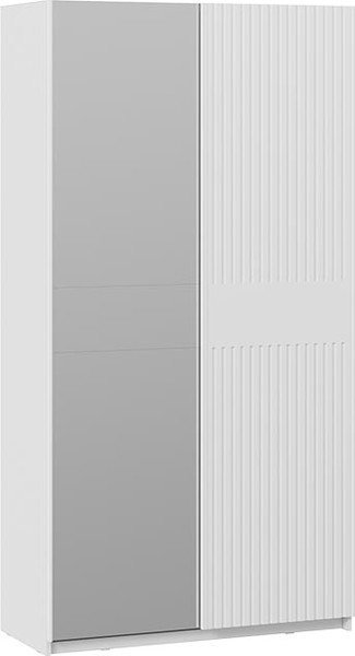 Изображение товара Шкаф-купе ТриЯ Оскар Хилтон Т2 1200 / 271027 (ручка белая/белый снег/белый матовый)