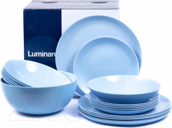 Изображение товара Набор столовой посуды Luminarc Diwali Light Blue P2961