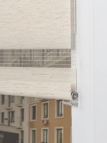 Изображение товара Рулонная штора Lm Decor Грация ДН LB 10-09 61x160 (белый лен)